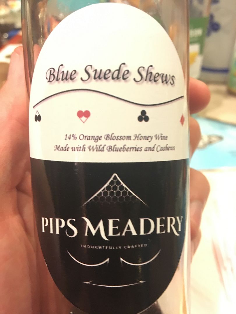 The Mead Spot Pips Blue Suede Shews